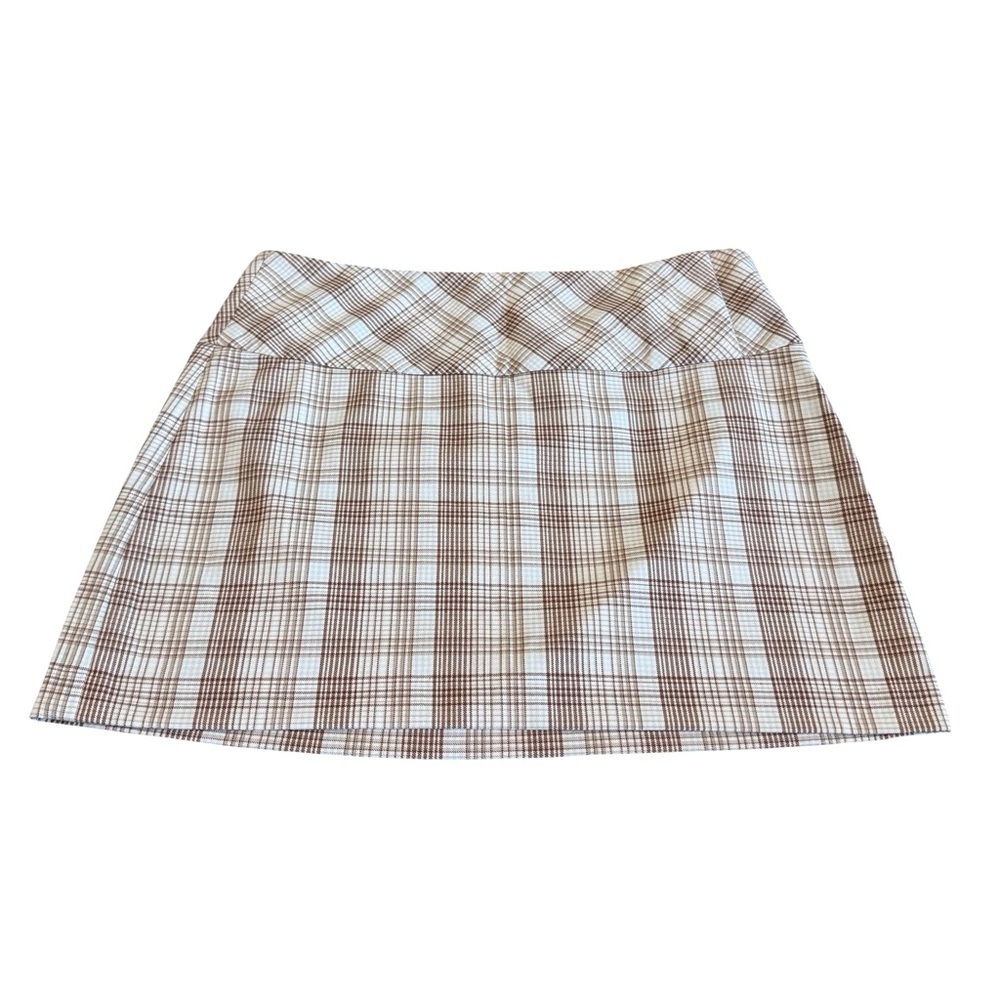 Sun-Deh Sunday Best Plaid Print Mini Skirt Preppy Collegiate Size 0 Women's